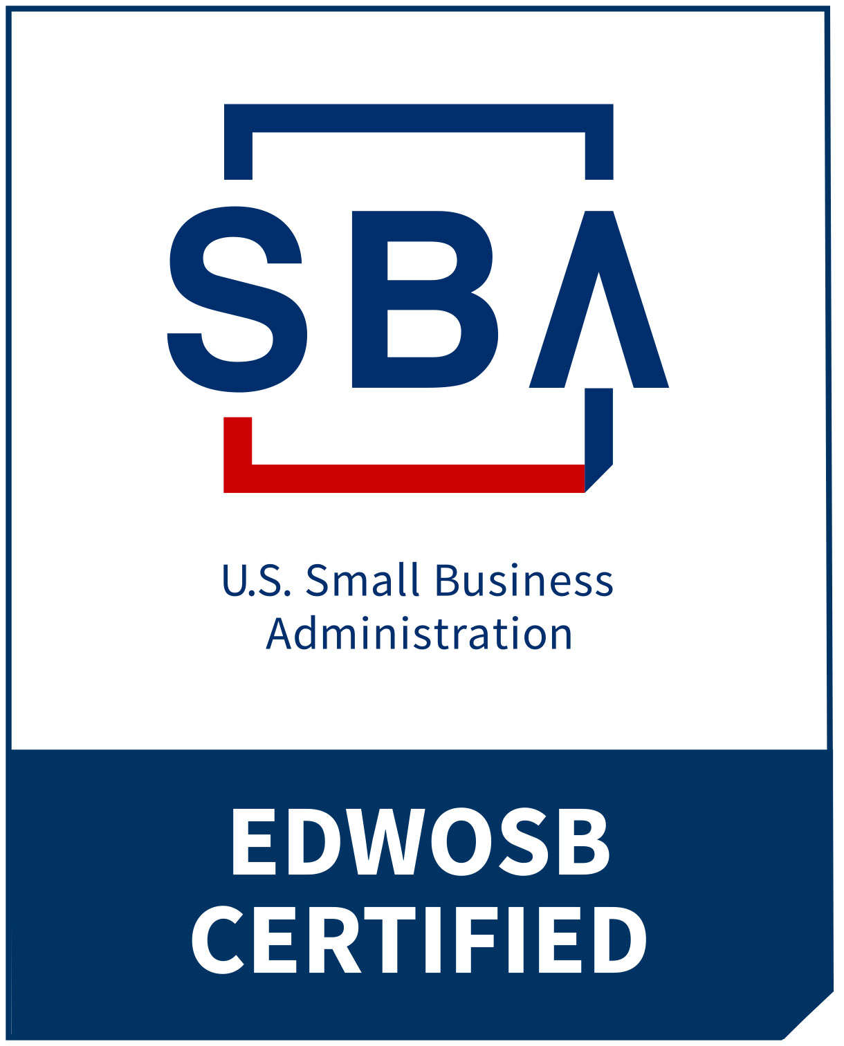 SBA certified Economically-Disadvantaged Women-Owned Small Business