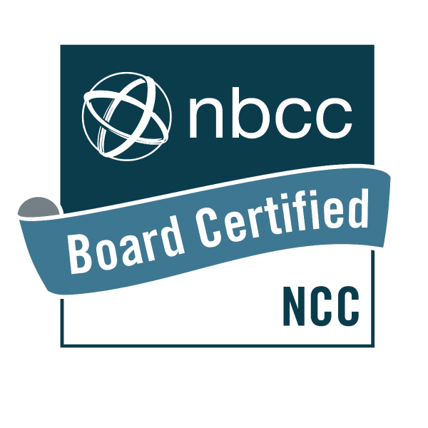 NBCC — National Certified Counselor (NCC) board certification badge